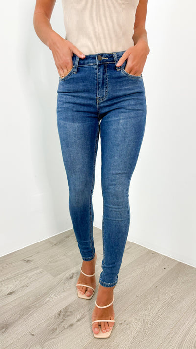 BAXTER SKINNY STRETCH JEAN - DENIM