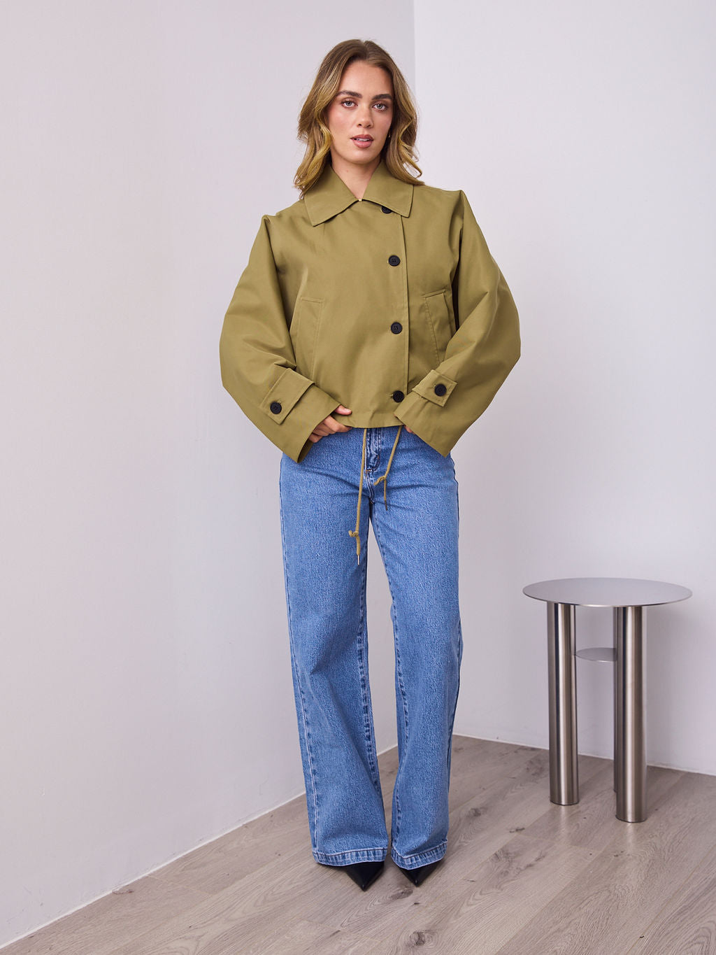 BALVIN JACKET - OLIVE GREEN