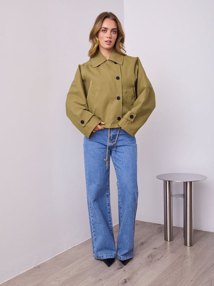 BALVIN JACKET - OLIVE GREEN