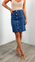 ARLO SKIRT - DARK DENIM