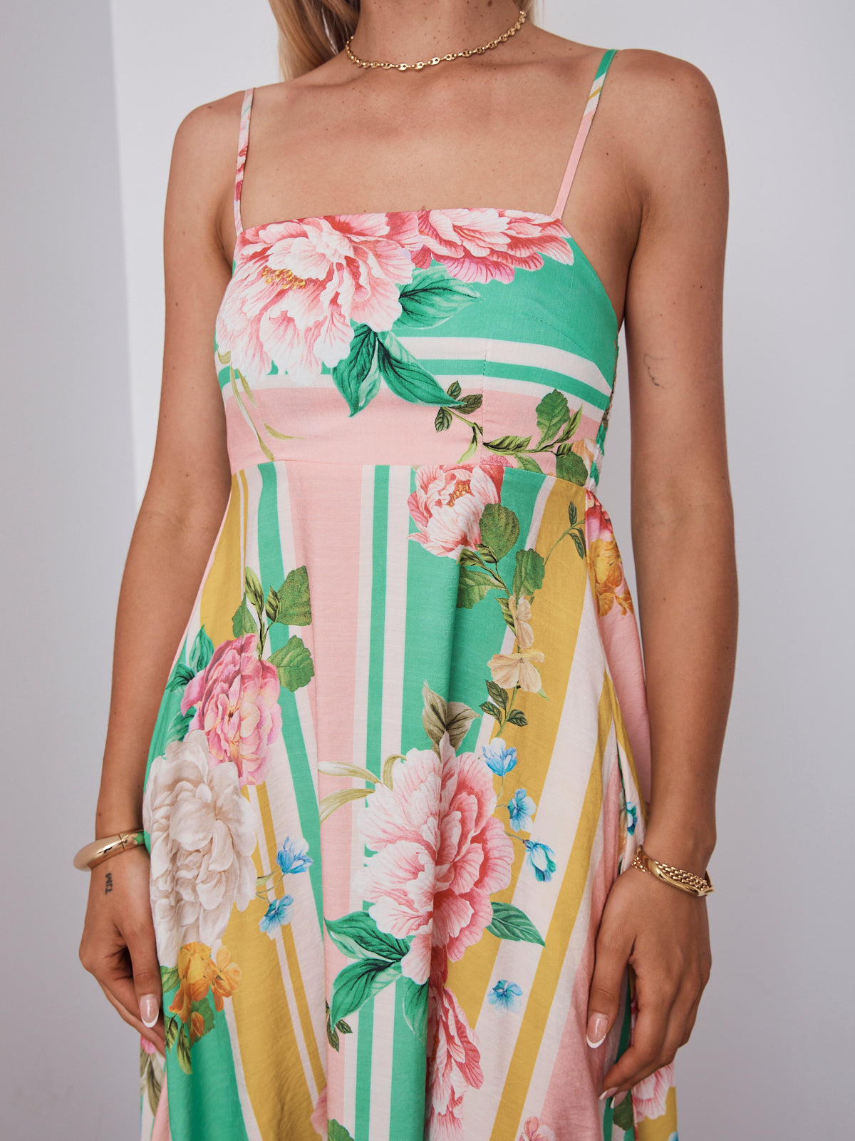 MIYAH MAXI DRESS - MULTI