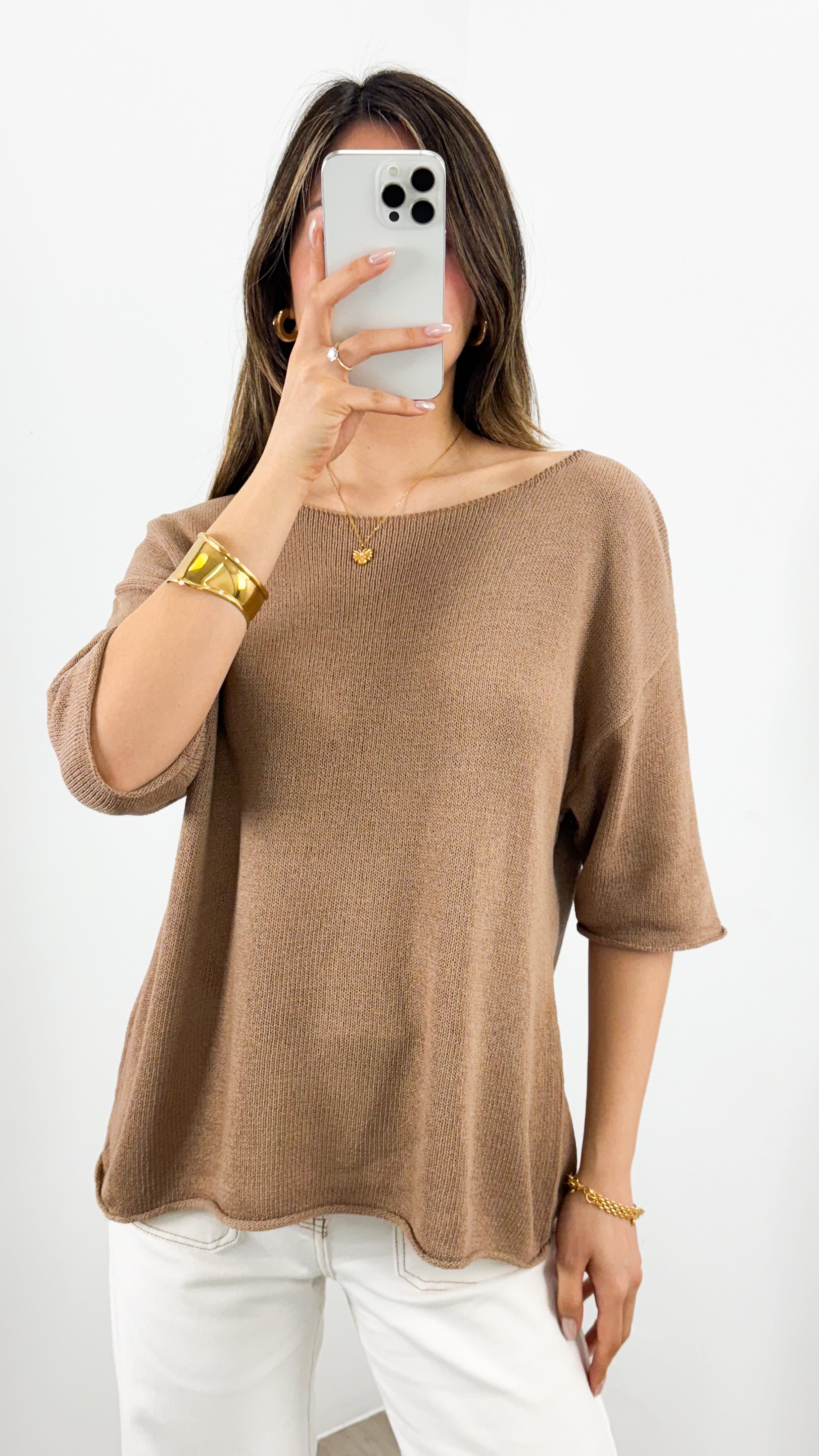 GIANNA TOP - MOCHA