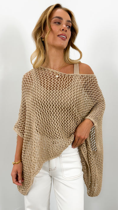 BENITA TOP - GOLD