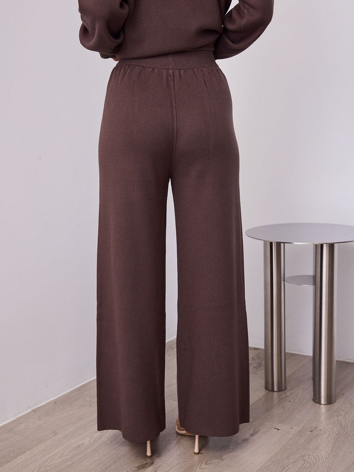 DELTA KNIT PANT - ESPRESSO