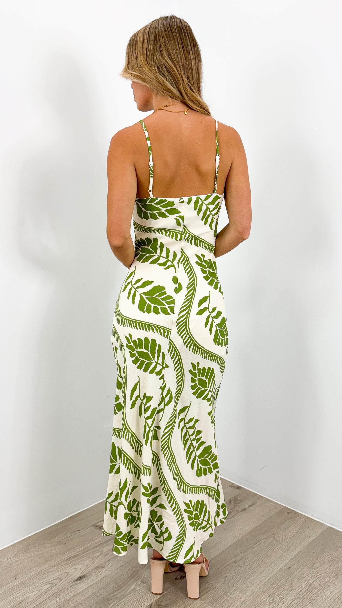 ISSI DRESS - GREEN PRINT