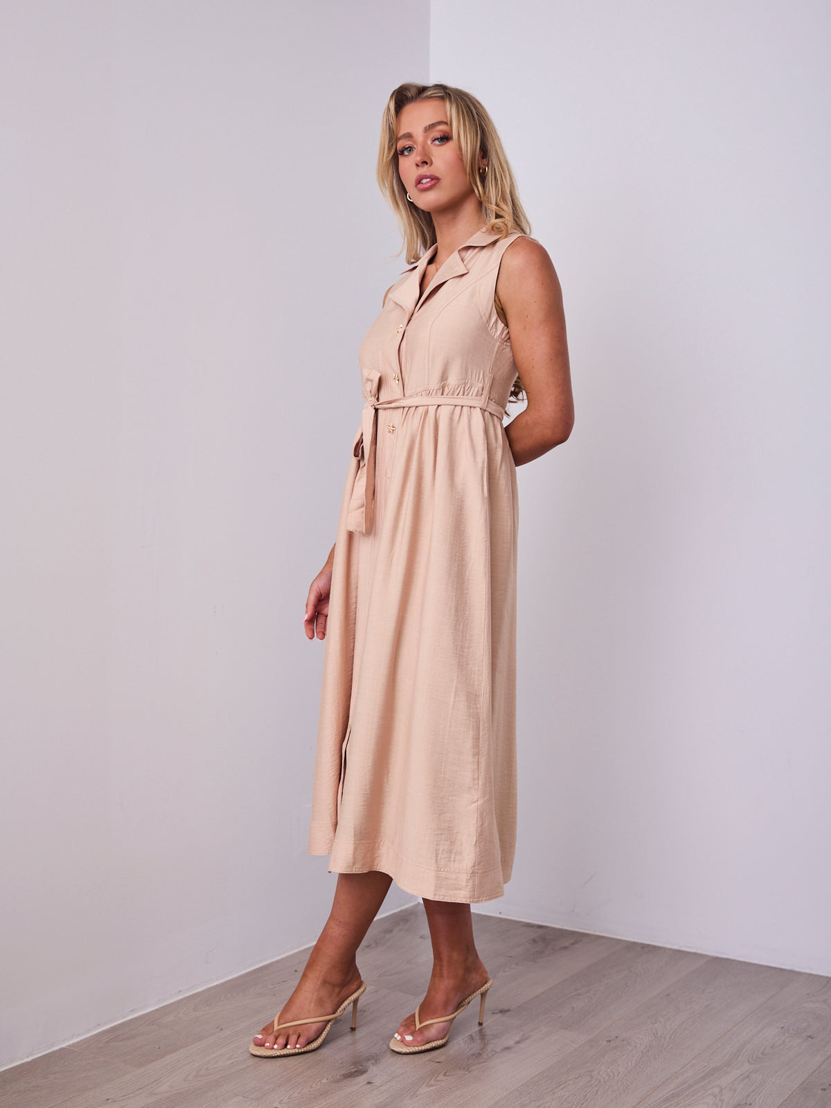 SORELLE DRESS - BEIGE
