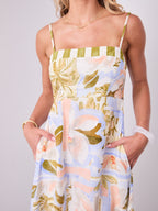 CEFALU MAXI DRESS - MULTI