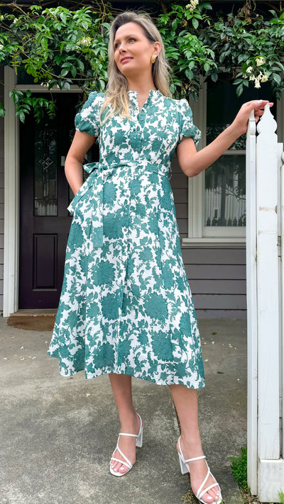 CHRISHEL DRESS - GREEN