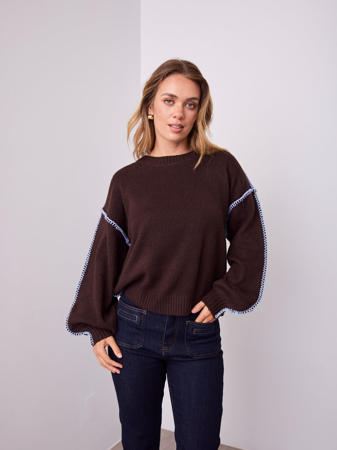 BONNIE KNIT - CHOCOLATE