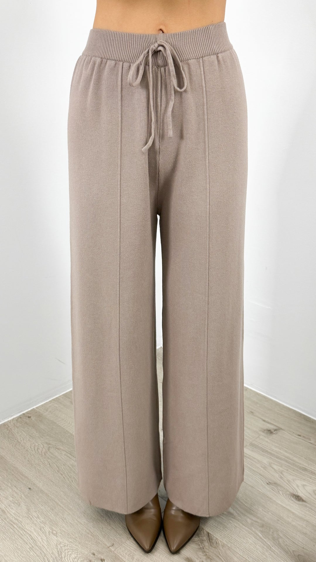 DELTA KNIT PANT - MUSHROOM