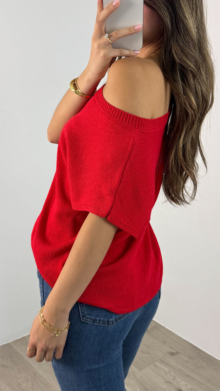 KATHERINE KNIT - RED