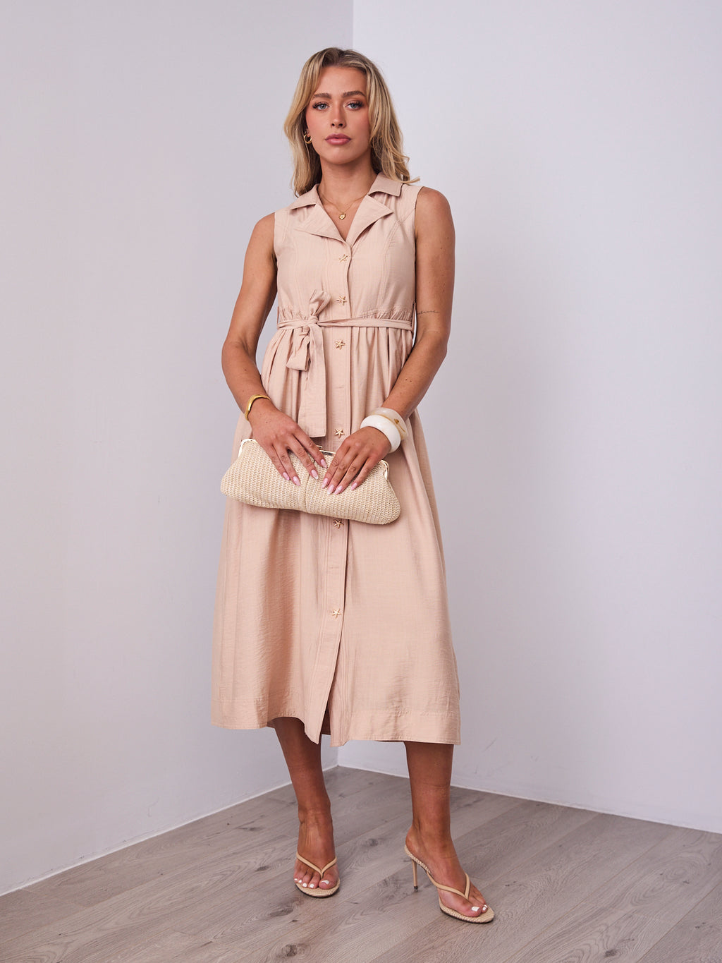 SORELLE DRESS - BEIGE