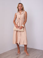 SORELLE DRESS - BEIGE