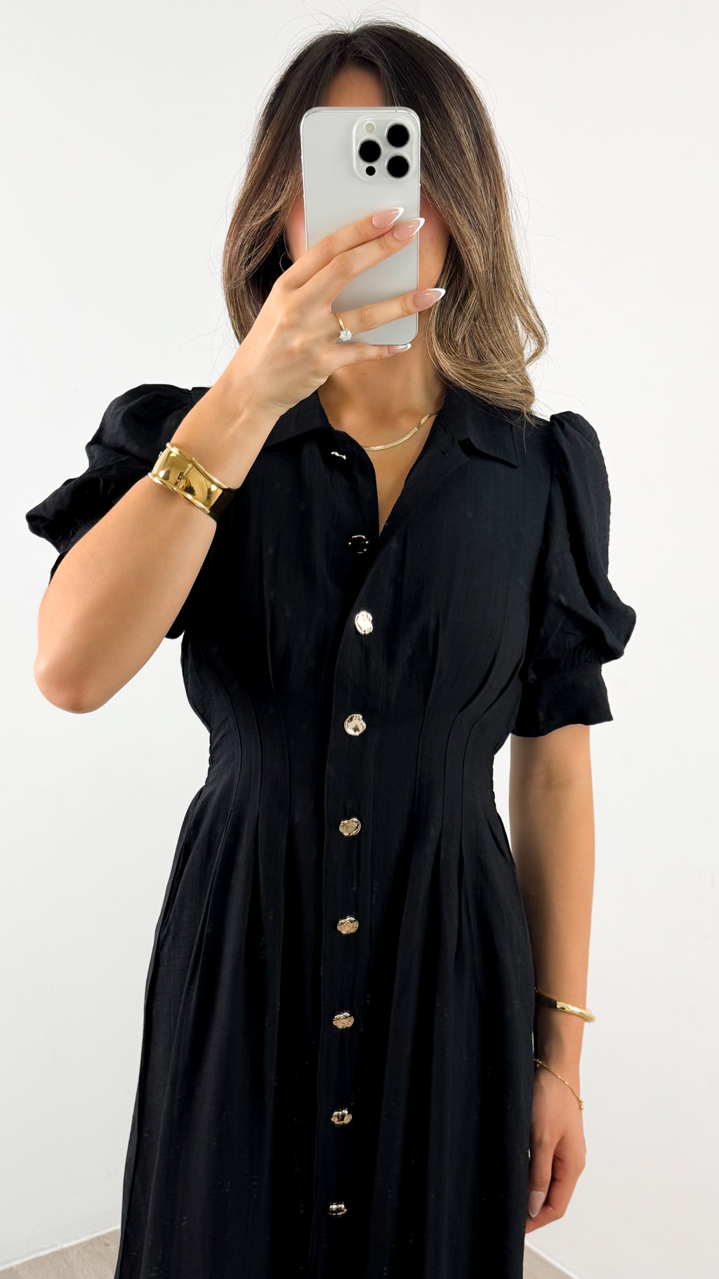 CASSANDRA DRESS - BLACK