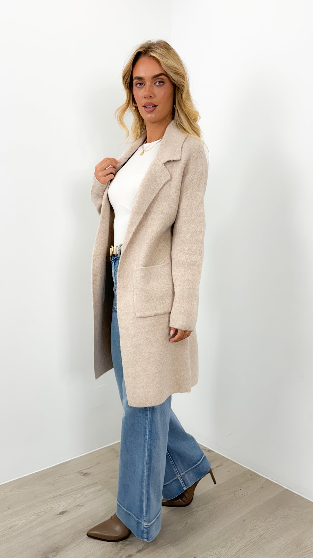 ZEETA COATIGAN -  LATTE