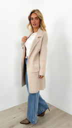 ZEETA COATIGAN -  LATTE