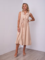 SORELLE DRESS - BEIGE