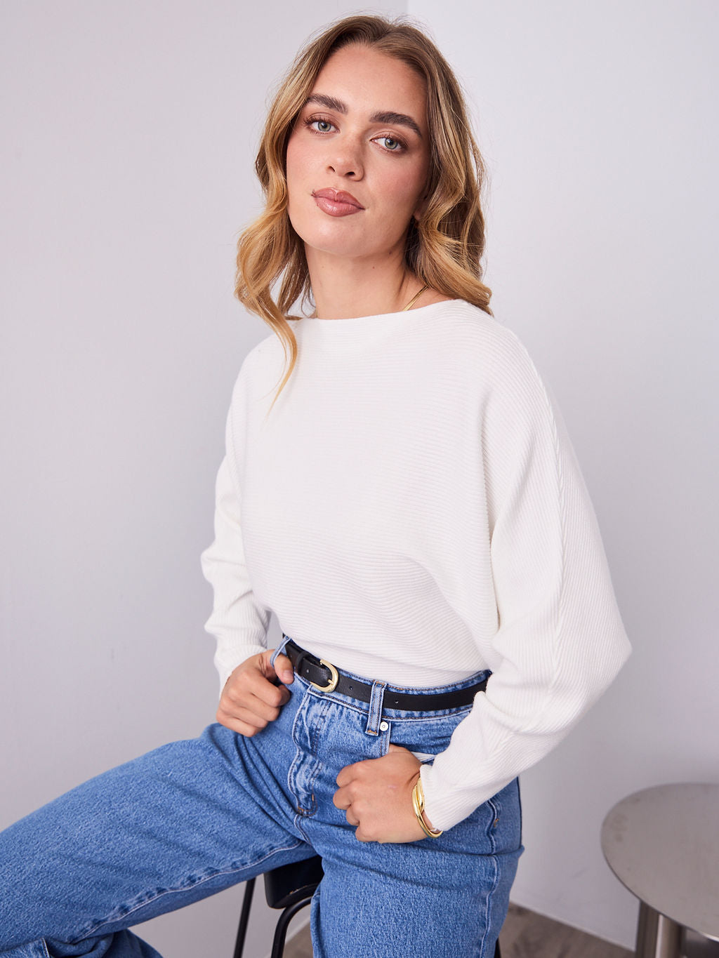 MONA KNIT - WHITE