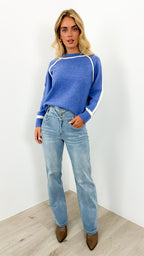 NAOMI KNIT - BLUE