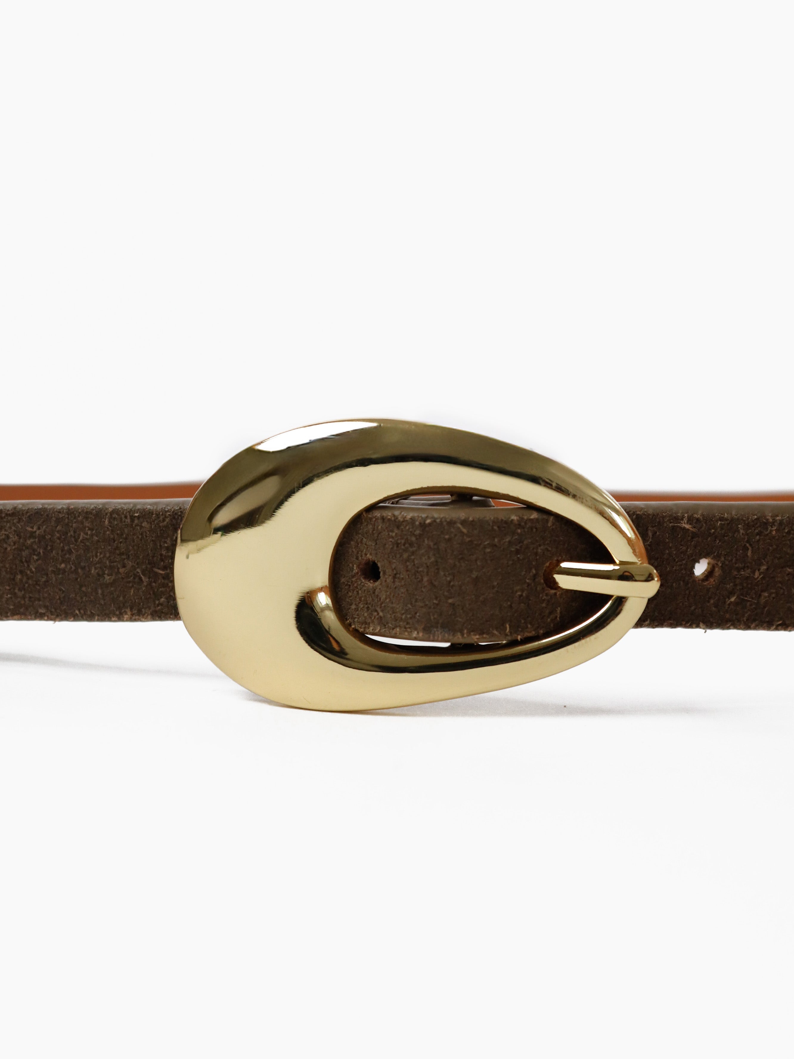 CELINA BUCKLE BELT - OLIVE