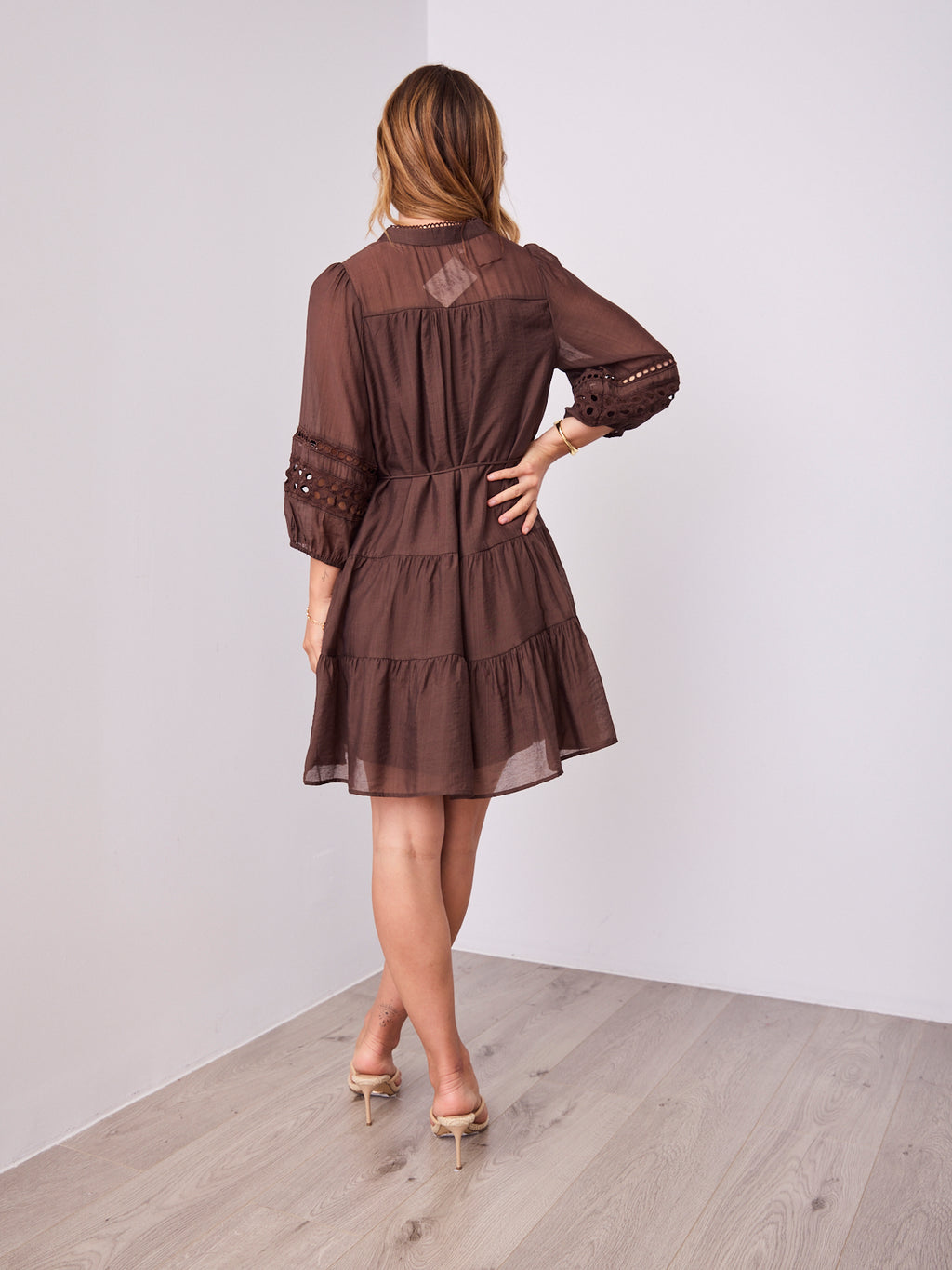 ANNABELLE DRESS - CHOCOLATE
