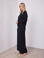 DELTA KNIT TOP - BLACK