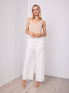 BAKER LINEN PANT - WHITE