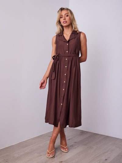 SORELLE DRESS - CHOCOLATE