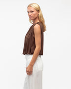 ELLIE TOP - CHOCOLATE