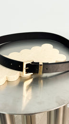 HALF SQUARE BASIC BELT - GOLD
