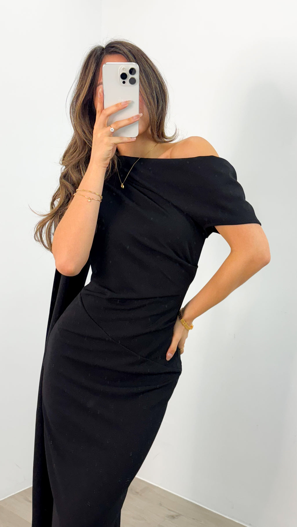 SAVILLE DRESS - BLACK