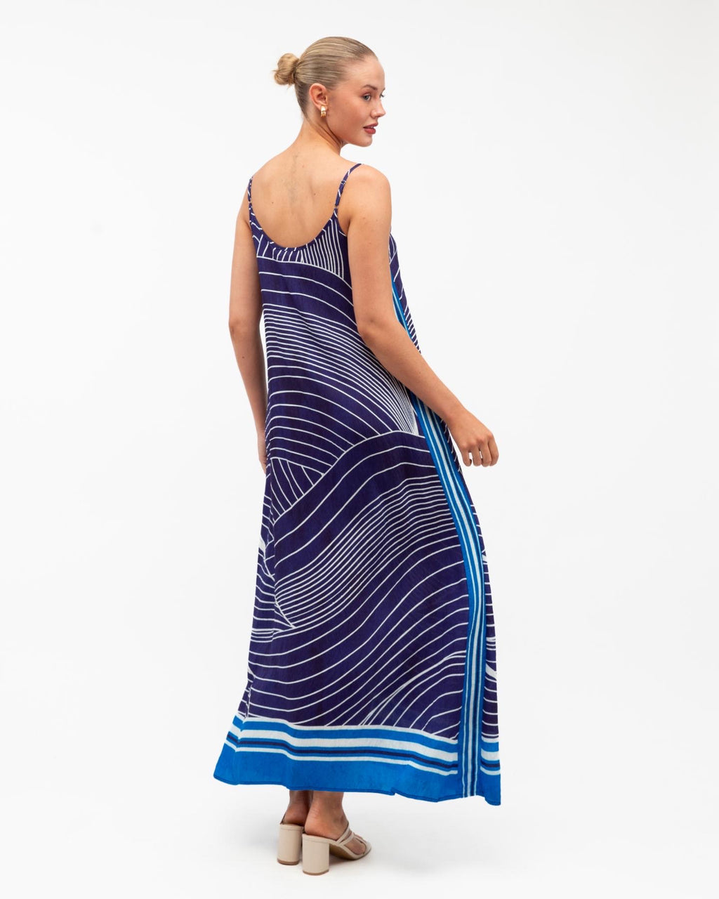 SEAVIEW MAXI DRESS - BLUE