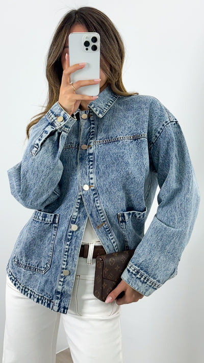 RAYS SHACKET - DENIM WASH