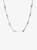 CHROME STERLING SILVER NECKLACE - SILVER