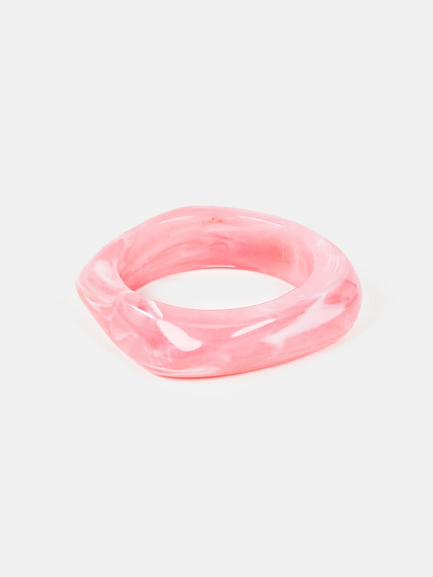ANGULAR CUFF BANGLE - PINK