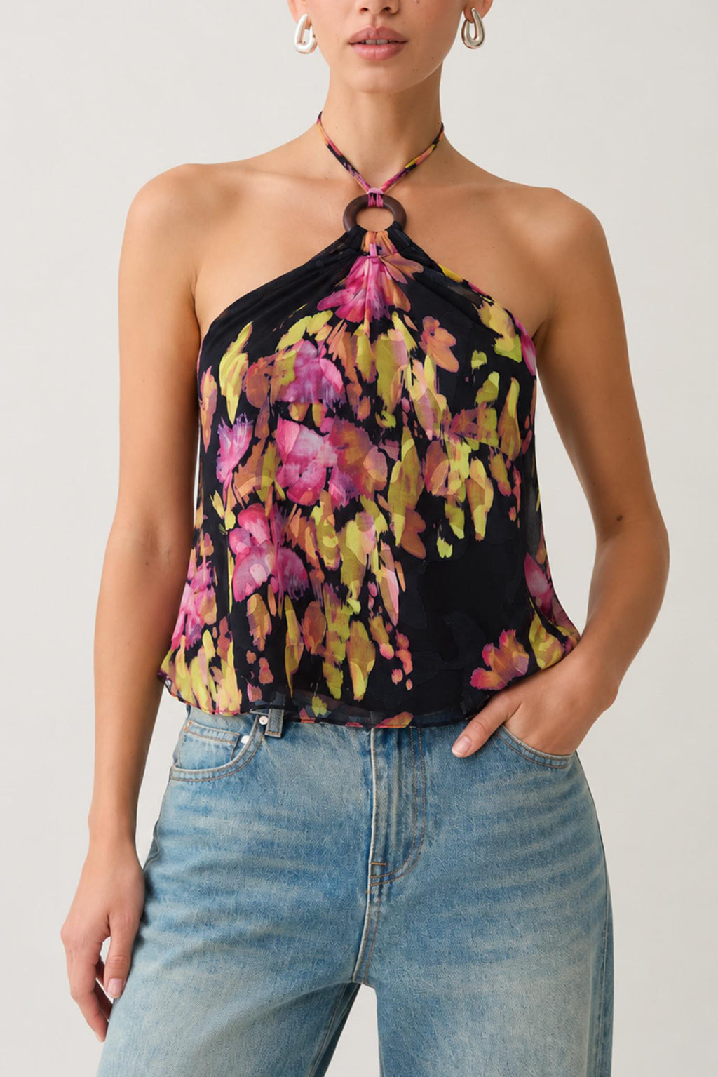 MELODY TOP - BLACK