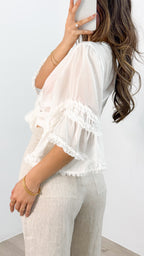 CARMEN TOP - WHITE
