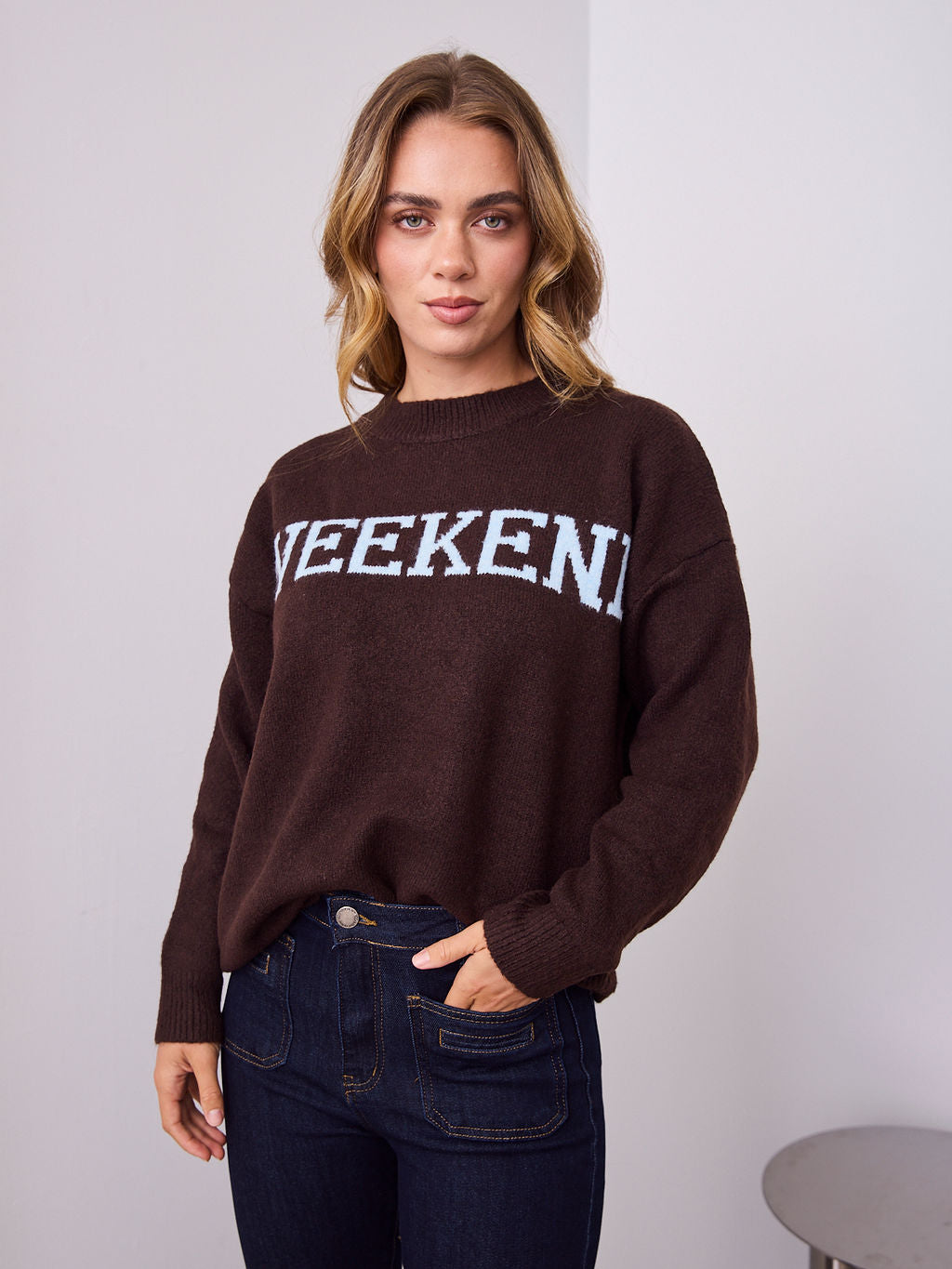 WEEKEND KNIT - CHOCOLATE