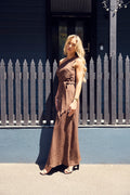 ANGIE DRESS - CHOCOLATE