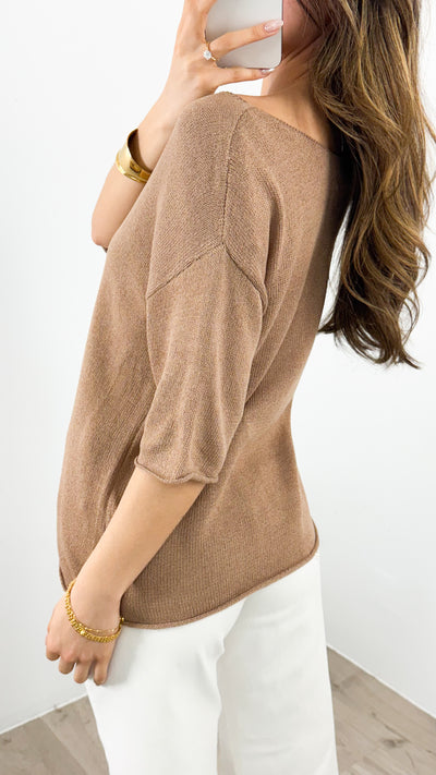 GIANNA TOP - MOCHA