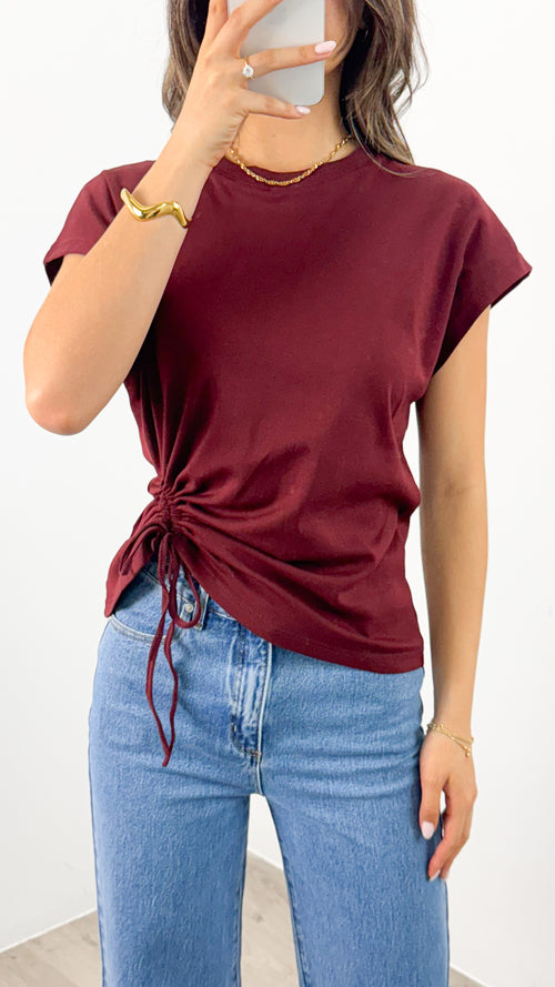 ELISHA TEE - WINE