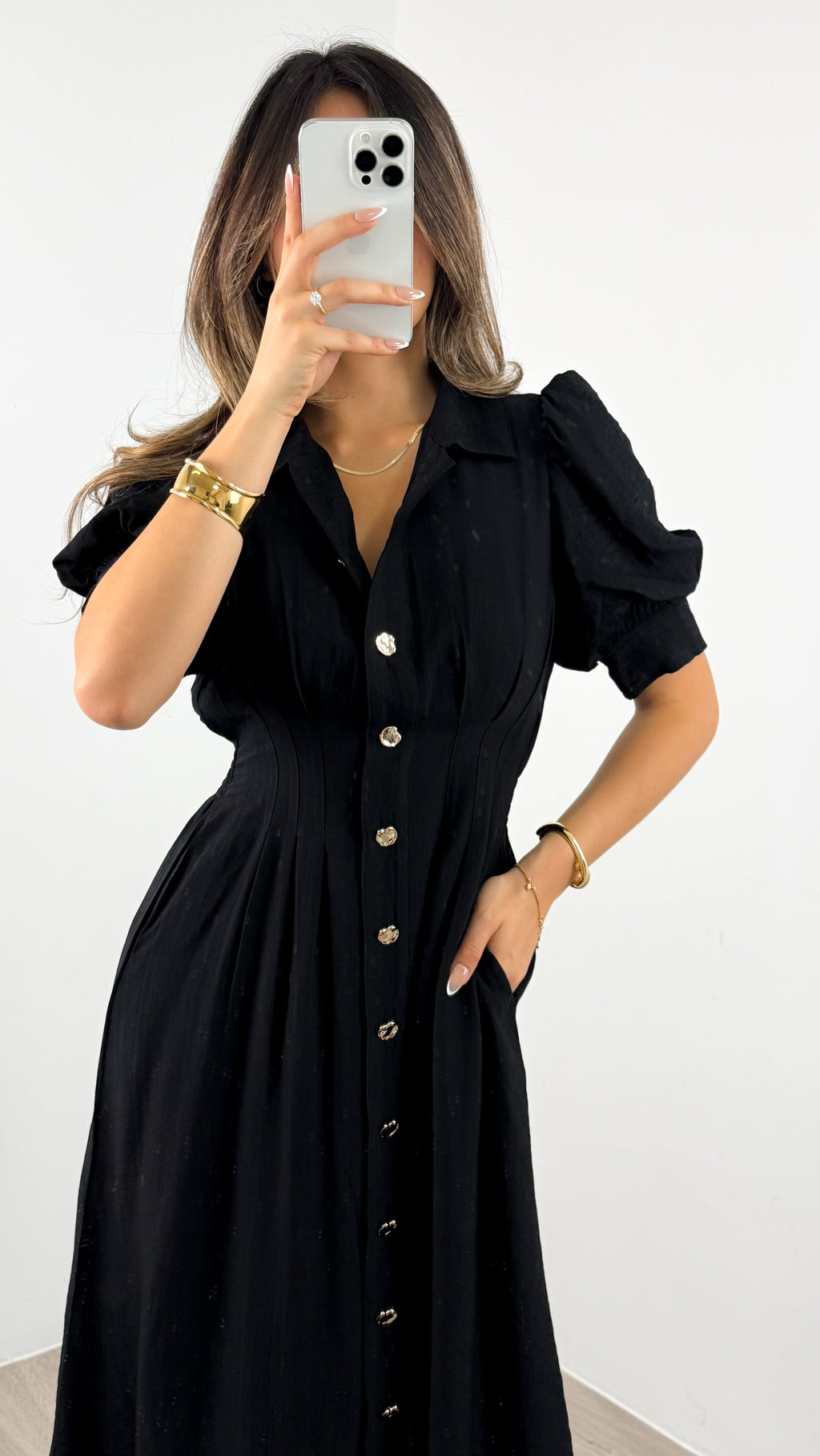 CASSANDRA DRESS - BLACK