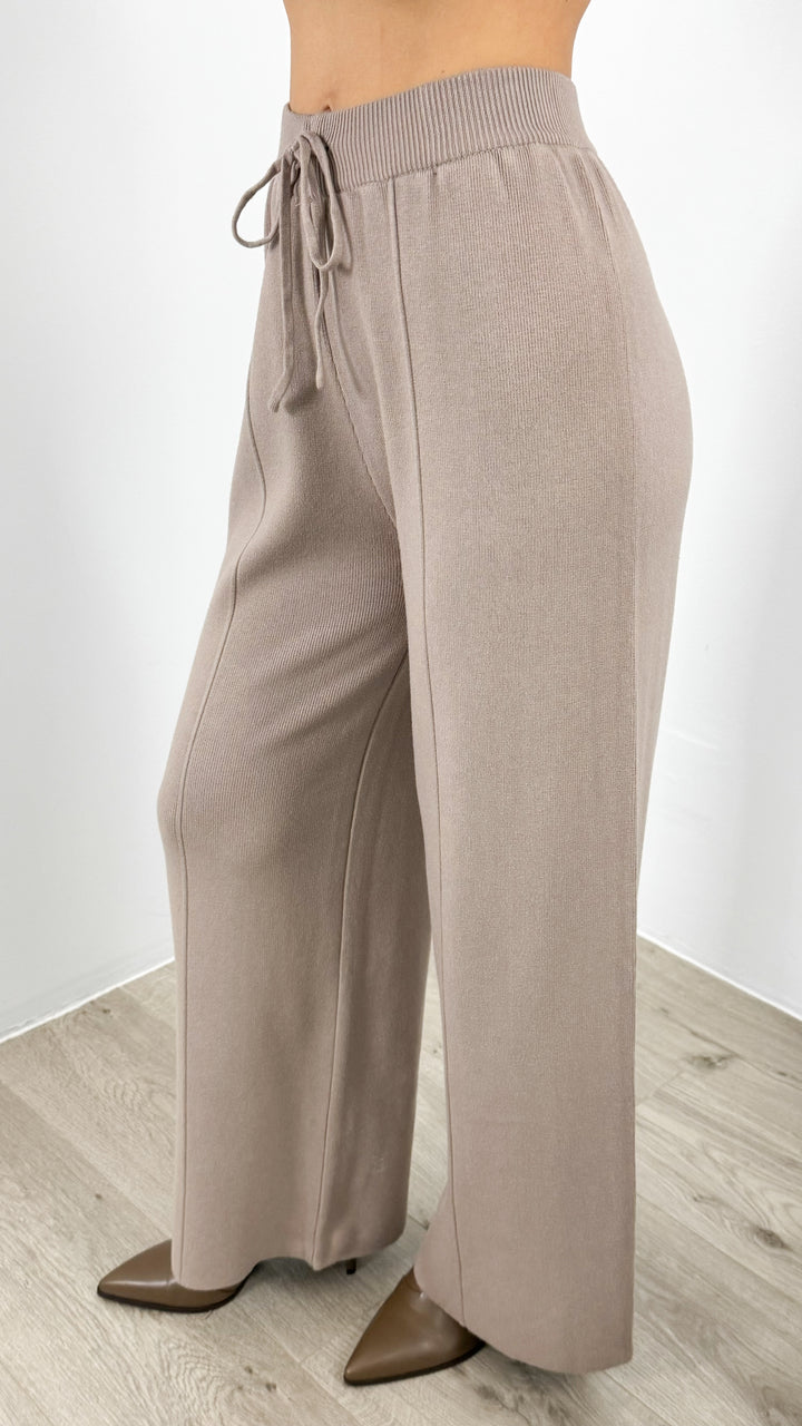 DELTA KNIT PANT - MUSHROOM