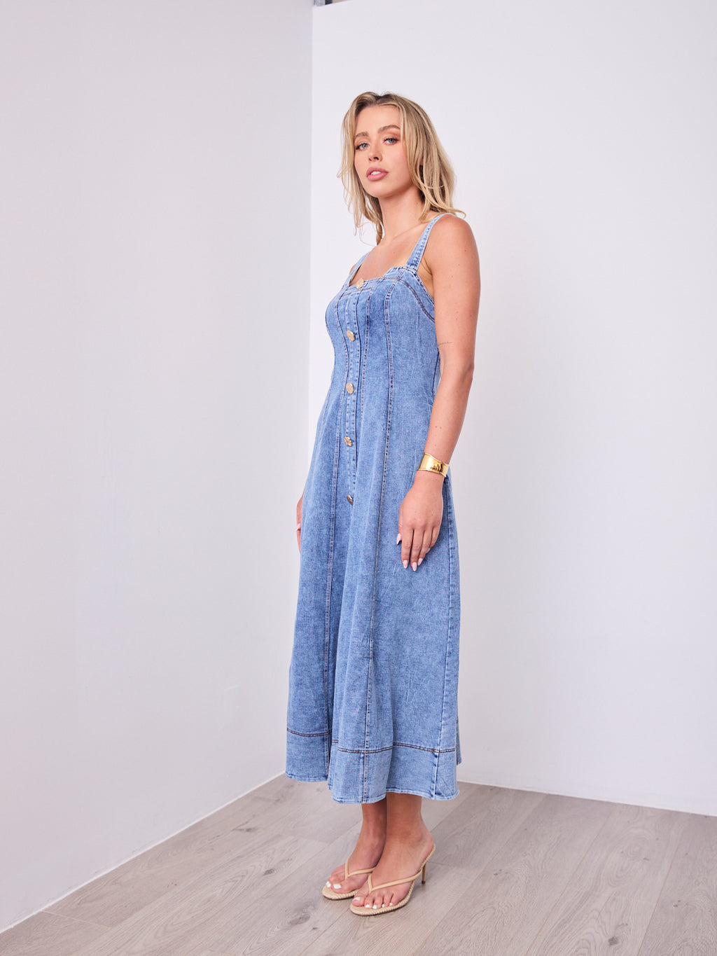 MAVEN DRESS - DENIM