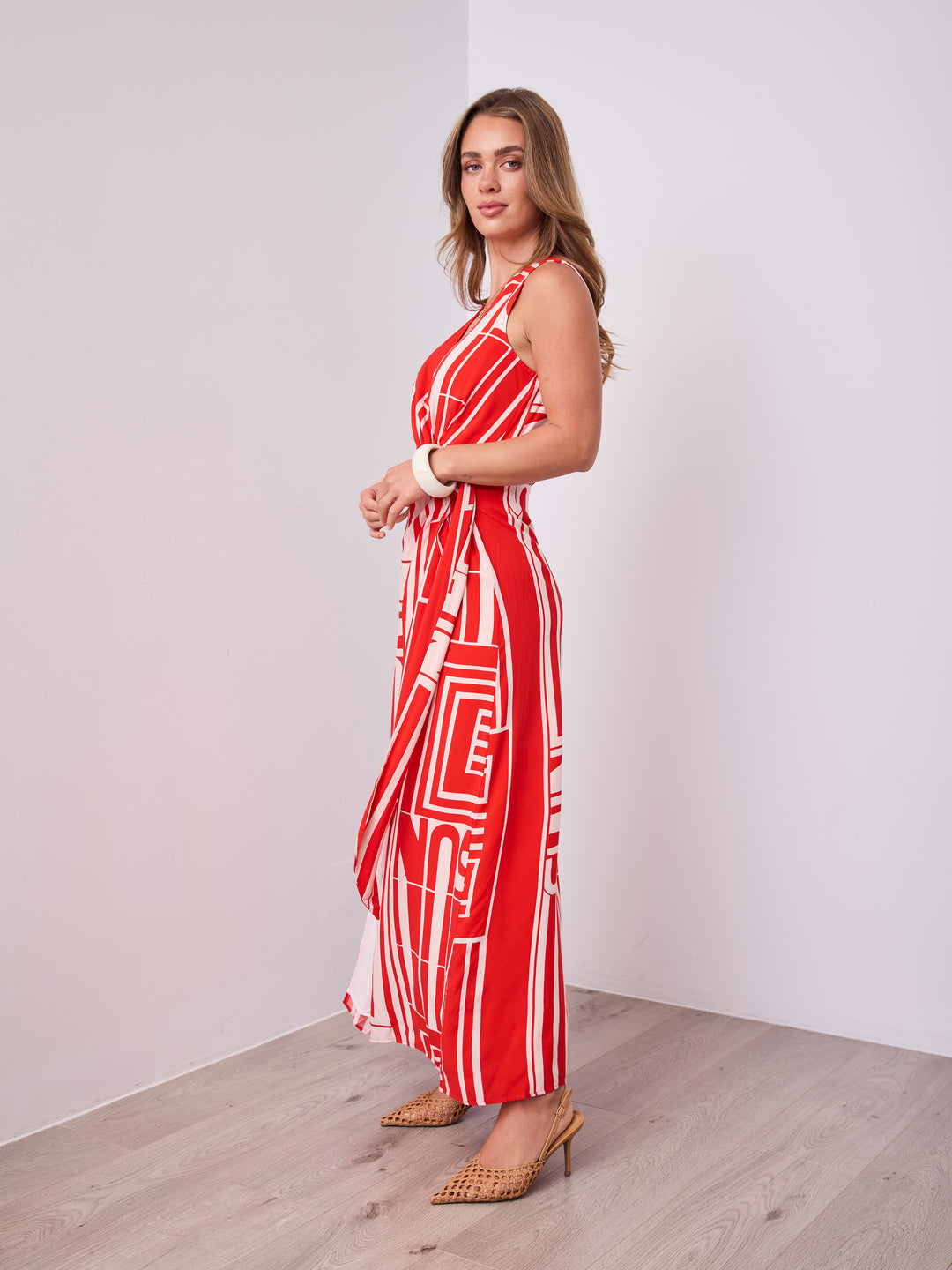 REBECCA MAXI DRESS - RED