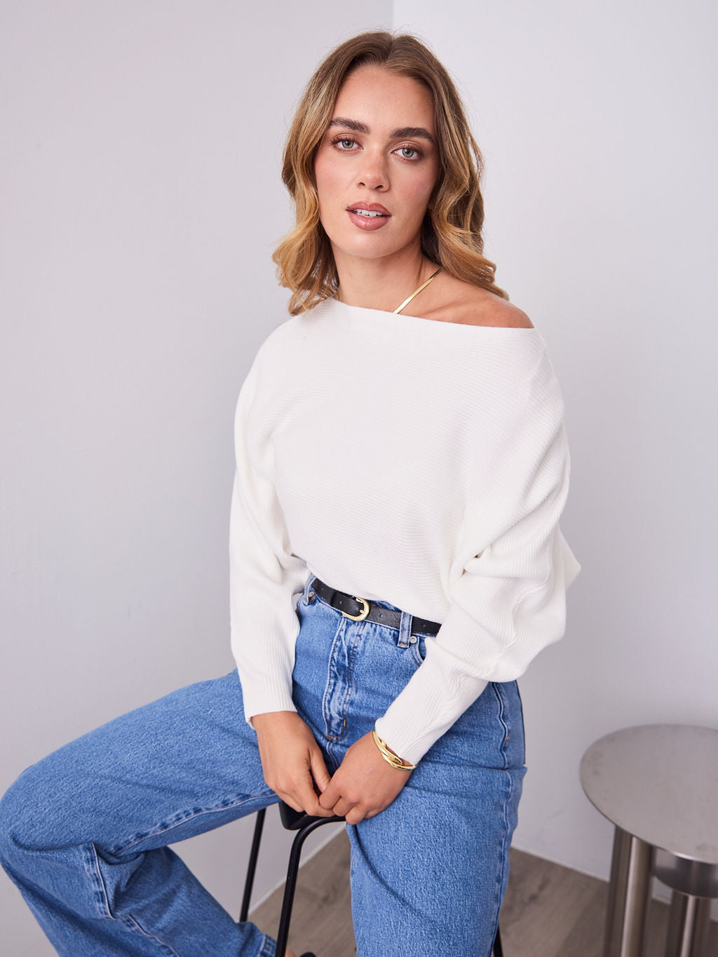MONA KNIT - WHITE