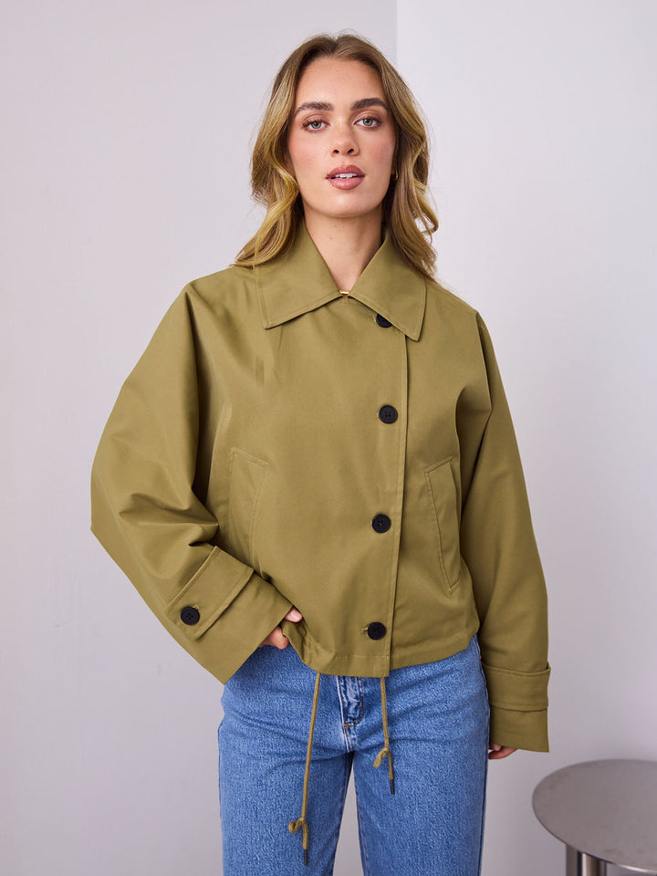 BALVIN JACKET - OLIVE GREEN