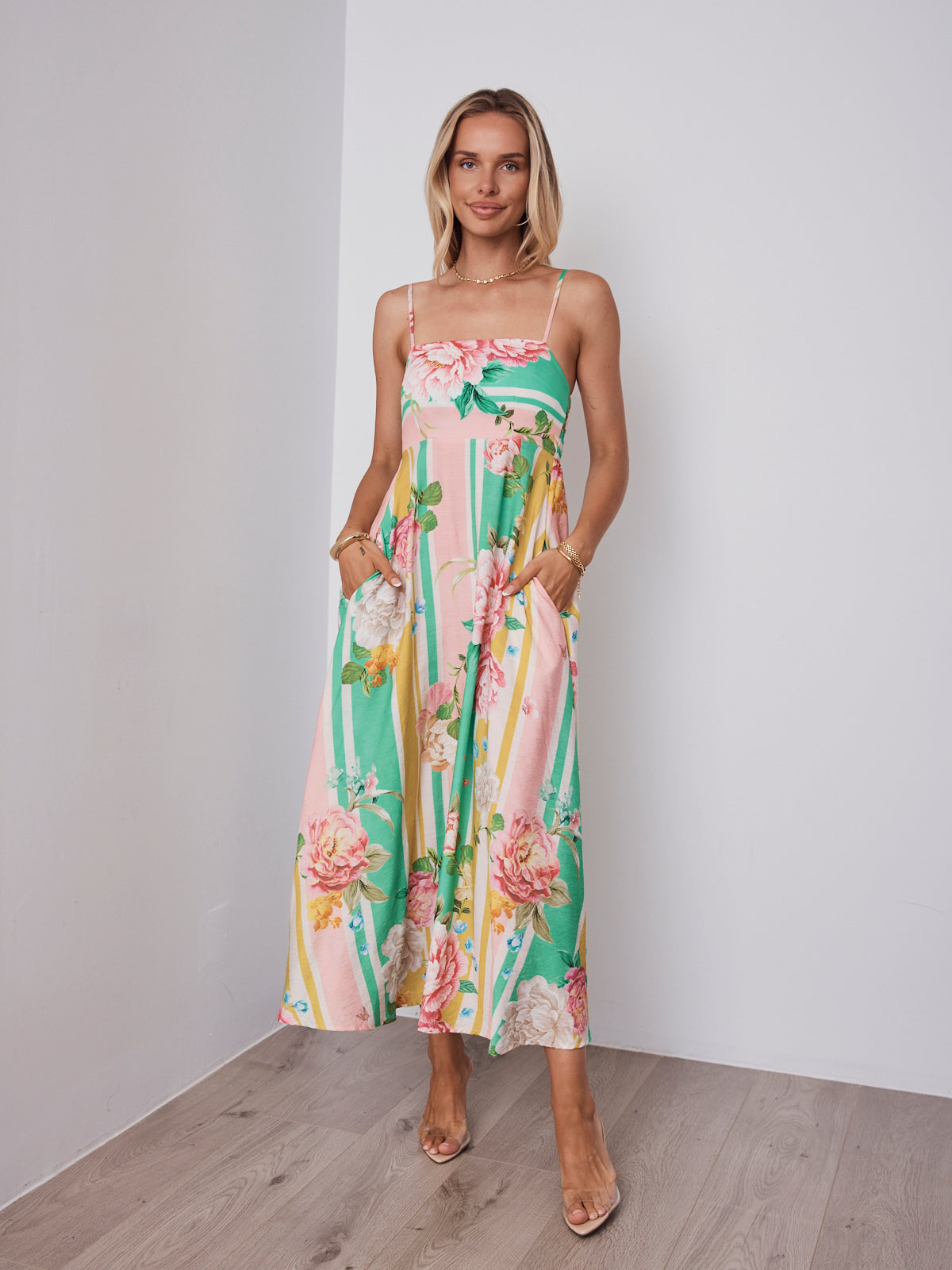 MIYAH MAXI DRESS - MULTI