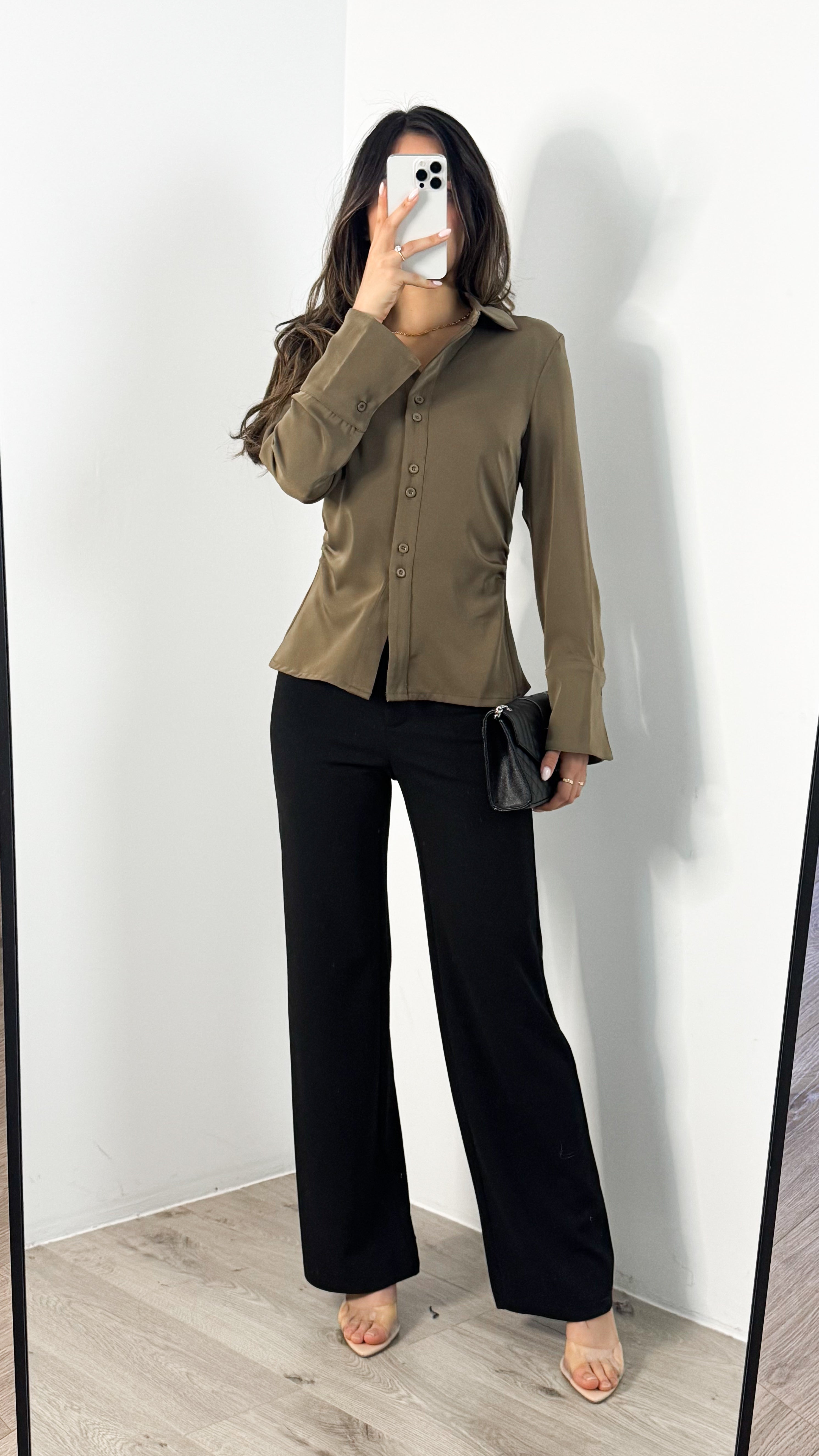 KIANA SHIRT - OLIVE