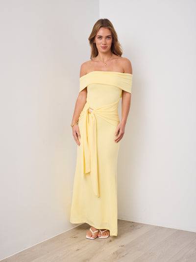 CHANTELLE DRESS - LEMON